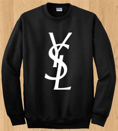 ysl sweater pink|YSL crewneck sweatshirt.